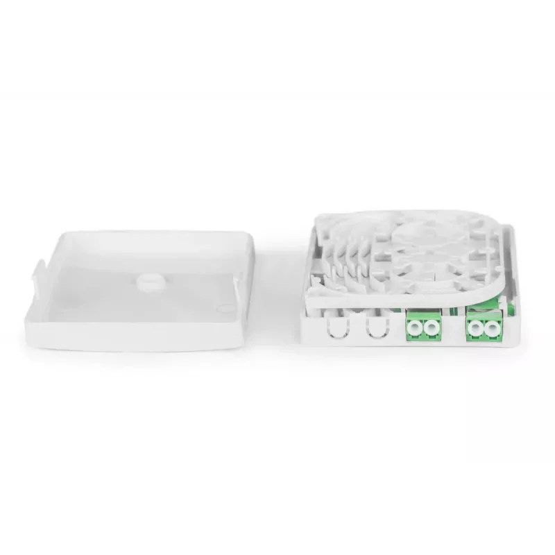 DIGITUS Roseta FTTH, con 2x adaptador LC(APC) DX, montaje en superficie