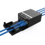DIGITUS Caja de punto de consolidación - 4 puertos módulos Keystone con gestor de cables inteligente