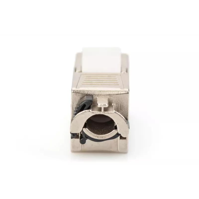 DIGITUS Jack Keystone CAT6a - apantallado, conexión sin herramientas - gestor de cables inteligente - 24 unidades