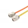 DIGITUS Jack Keystone CAT6a - apantallado, conexión sin herramientas - gestor de cables inteligente - 24 unidades