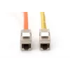 DIGITUS Jack Keystone CAT6a - apantallado, conexión sin herramientas - gestor de cables inteligente - 24 unidades