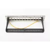 DIGITUS DN-91420 panel de parcheo modular, 12 puertos, apantallado, vacío, 1U, 10" (254 mm), negro RAL 9005