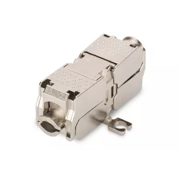 DIGITUS Acoplador de terminación de campo CAT6A, 500 MHz para AWG 22-26, diseño Keystone totalmente apantallado, 26x35x80 mm