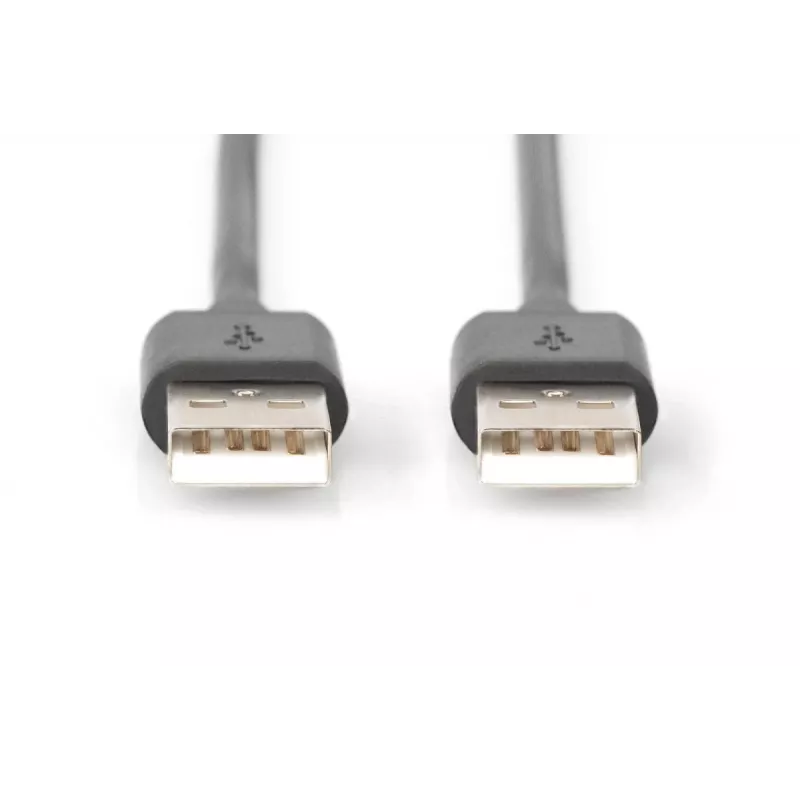 DIGITUS Cable de conexión USB 2.0 A 1m conforme a USB 2.0