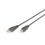 DIGITUS Cable USB 2.0 Type-A-B M/m 3m conforme a USB 2.0