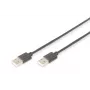DIGITUS Cable de conexión USB 2.0, Type-A M/M, 5m conforme a USB 2.0 negro