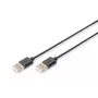 Cable de conexión USB DIGITUS Type-A macho/macho 1,8 m compatible con USB 2.0