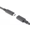 DIGITUS AK-300210-020-S cable alargador USB-C, USB 2.0, USB-C macho/hembra, 3 A, 2 m, negro