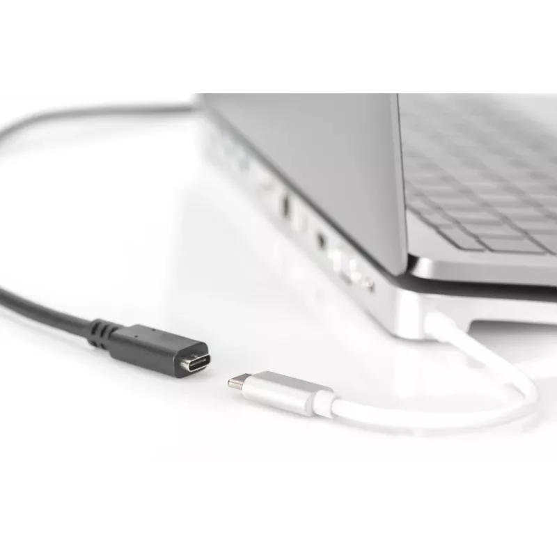DIGITUS AK-300210-020-S cable alargador USB-C, USB 2.0, USB-C macho/hembra, 3 A, 2 m, negro