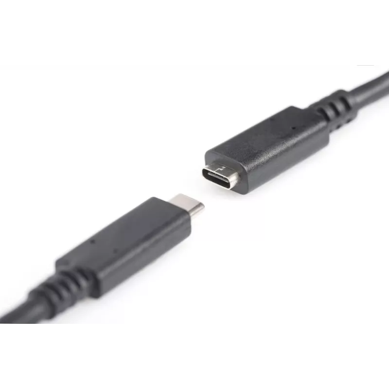 DIGITUS AK-300210-020-S cable alargador USB-C, USB 2.0, USB-C macho/hembra, 3 A, 2 m, negro