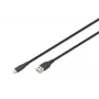 Cable de carga de silicona USB DIGITUS USB-A - Lightning USB 2.0 12W - 1m negro