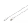 Cable de carga de silicona USB DIGITUS USB-A - Lightning USB 2.0 12W - 2m blanco