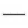 Panel de gestión de cables DIGITUS 1U con cepillo, 4 anillos de acero 40x75 mm, gris (RAL 7035)