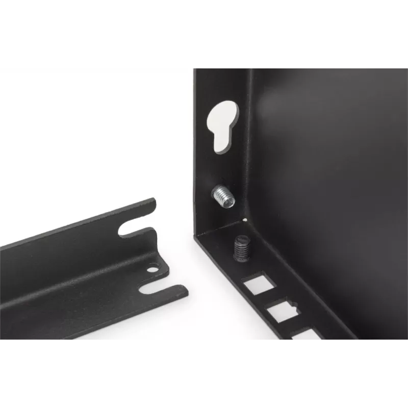 Soporte de montaje en pared Digitus de 19 pulgadas 6U negro