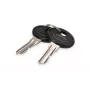 DIGITUS DN-19-KEY-4444 llave de cierre tipo 4444 para armarios de pared SOHO PRO DN-1019 / DN-DVR-1, negro/plateado, 2 uds.