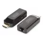 Set extensor Mini HDMI DIGITUS, Full HD 50m CAT6/6A/7, alimentación mediante cable Micro-USB, negro