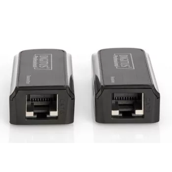 Set extensor Mini HDMI DIGITUS, Full HD 50m CAT6/6A/7, alimentación mediante cable Micro-USB, negro