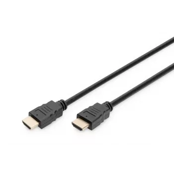 Cable de conexión HDMI Premium High Speed DIGITUS, Type-A macho/macho, 3m con Ethernet, Ultra HD 60p, negro