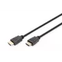 Cable de conexión HDMI Premium High Speed DIGITUS, Type-A macho/macho, 3m con Ethernet, Ultra HD 60p, negro