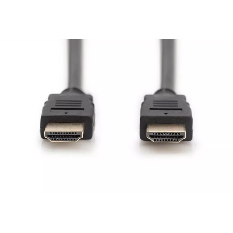 Cable de conexión HDMI Premium High Speed DIGITUS, Type-A macho/macho, 3m con Ethernet, Ultra HD 60p, negro