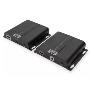 Set extensor HDMI 4K DIGITUS over IP/CAT 5, 6 (120 m) totalmente alimentado por POE, UHD 4K/30Hz