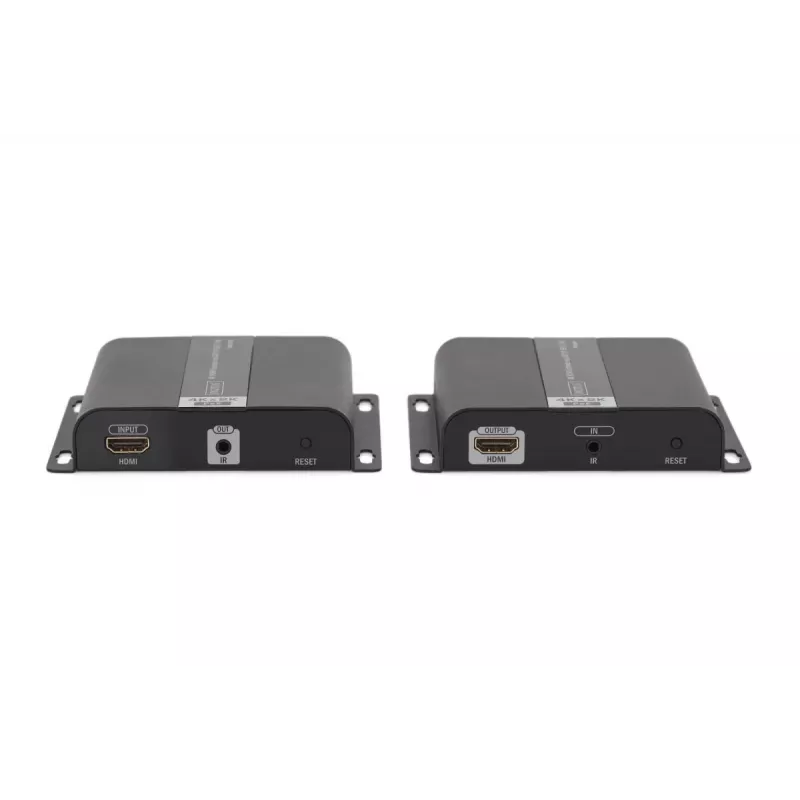 Set extensor HDMI 4K DIGITUS over IP/CAT 5, 6 (120 m) totalmente alimentado por POE, UHD 4K/30Hz