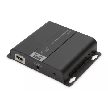 Extensor HDMI 4K DIGITUS, unidad receptora over IP/CAT 5, 6 (120 m), alimentado por PoE