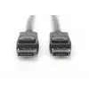 DIGITUS AK-340106-050-S cable DisplayPort, DP macho/macho con bloqueo, DisplayPort 1.4, 8K, 5 m, negro