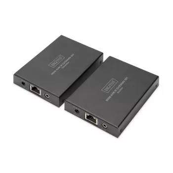 Emisor y receptor AV, Digitus, set extensor HDMI KVM IP, 1920 x 1200 píxeles, 150 m