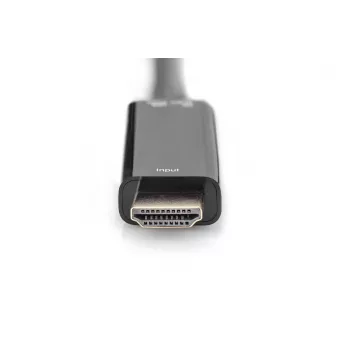 Adaptador HDMI 4K Digitus HDMI a DisplayPort 0,2 m HDMI Type-A USB