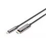Cable adaptador USB - Type-C a HDMI AOC FO DIGITUS versión HDMI 2.0; máx. 4Kx2K@60Hz; 20m