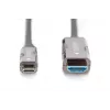 Cable adaptador USB - Type-C a HDMI AOC FO DIGITUS versión HDMI 2.0; máx. 4Kx2K@60Hz; 20m