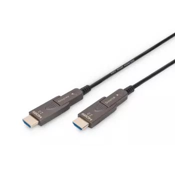 Cable de fibra híbrida AOC HDMI 4K Digitus 10m conector a conector 18 Gbit/s
