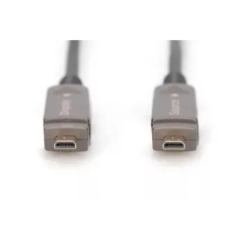 Cable de fibra híbrida AOC HDMI 4K Digitus 10m conector a conector 18 Gbit/s