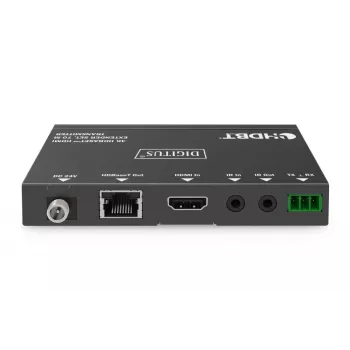 Set extensor HDBaseT 4K DIGITUS 70m PoC RS232 IR negro