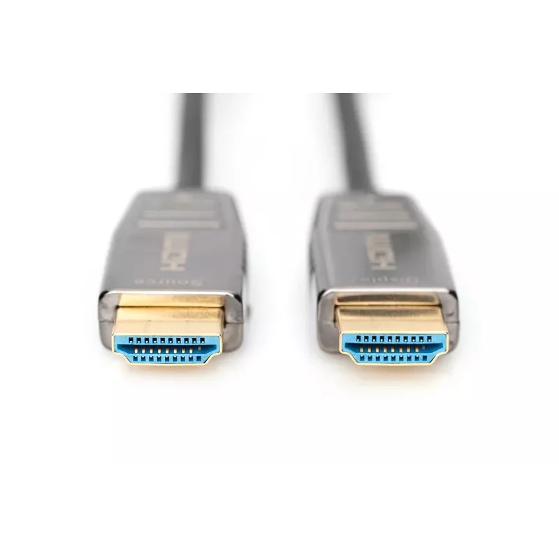 Cable de fibra híbrida AOC HDMI DIGITUS, Type-A macho/macho, 20 m UHD 8K@60Hz, CE, negro