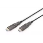 Cable de fibra híbrida AOC HDMI 4K DIGITUS con conector desmontable, 20 m