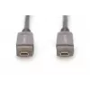 Cable de fibra híbrida AOC HDMI 4K DIGITUS con conector desmontable, 20 m