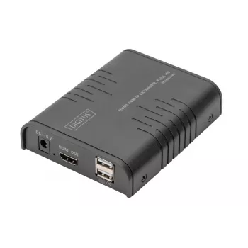 Receptor extensor HDMI KVM IP Digitus Full HD con cable 120m USB