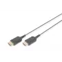 Cable de conexión HDMI High Speed DIGITUS, Type-A, HighFlex macho/macho, 2,0 m, 4K Ultra HD@30Hz, activo, CE, oro negro