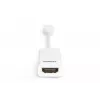 Cable adaptador DisplayPort DIGITUS ASSMANN, Mini DP - HDMI tipo A M/H, 15 cm compatible con DP 1.1a, CE blanco