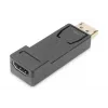 Adaptador DisplayPort DIGITUS, DP - HDMI tipo A M/H, con bloqueo, DP 1.1a, Full HD, CE negro