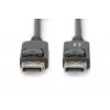 Cable de conexión DisplayPort DIGITUS, DP M/M, 2 m con bloqueo, DP 1.2, Ultra HD 4K negro