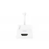 Cable adaptador DisplayPort DIGITUS ASSMANN, Mini DP - HDMI tipo A M/H, 20 cm HDMI ver. 2.0, activo, CE, dorado, blanco