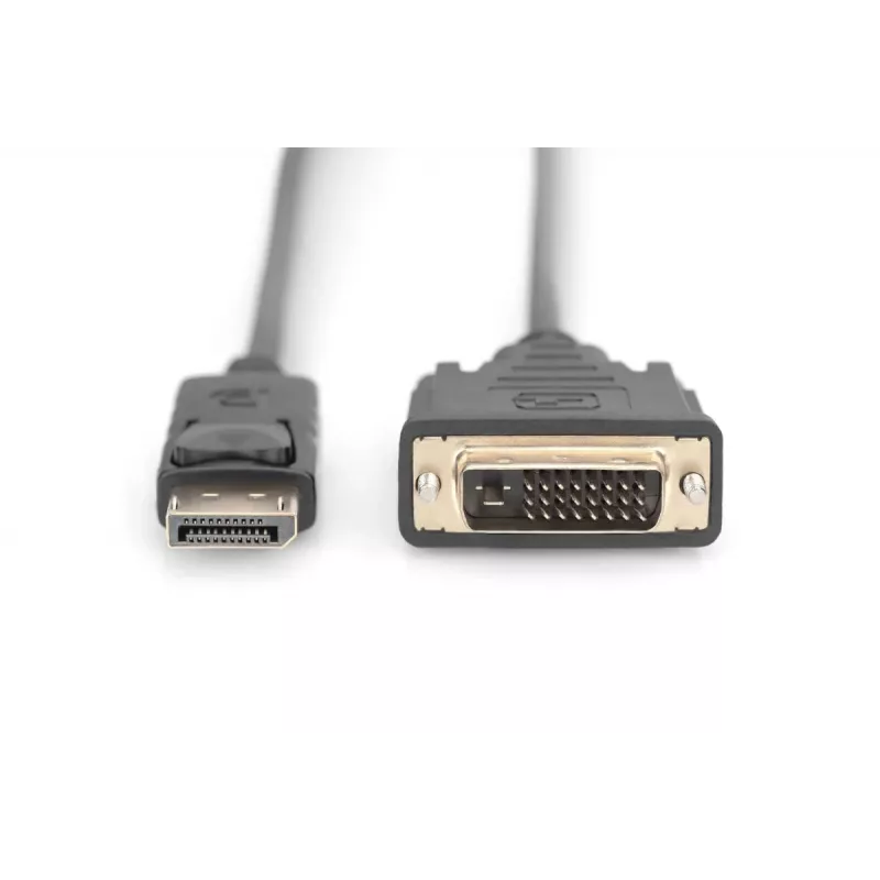 Cable DIGITUS DP - DVI-D 3M negro DP - DVI con bloqueo DP 1.1a