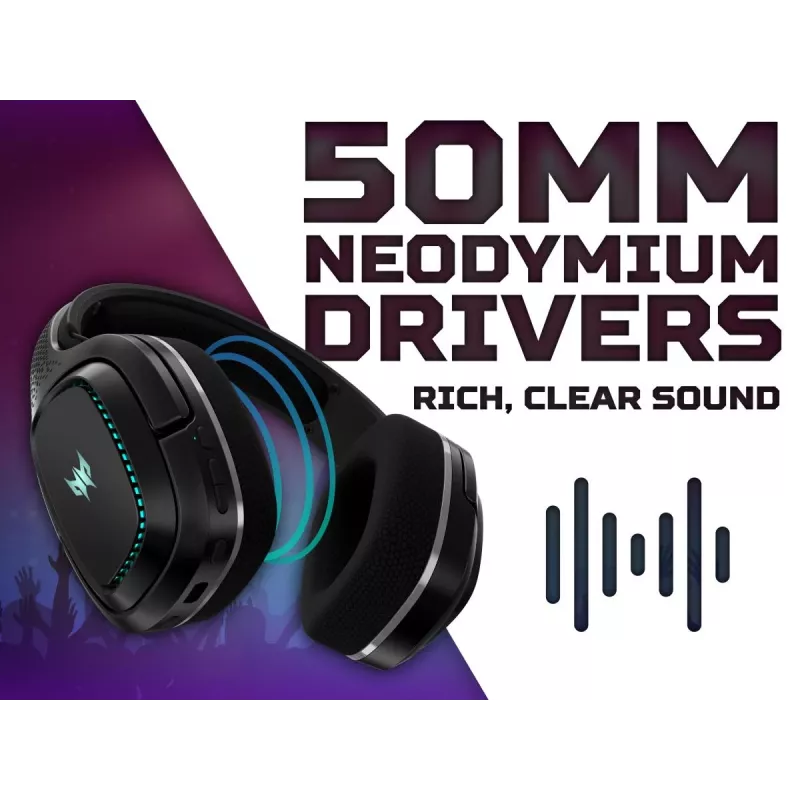 Auriculares ACER Predator Galea 550 - Estéreo - Bluetooth