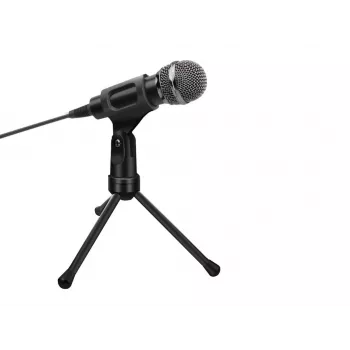 Micrófono de mesa Equip Mini Desk, micrófono de mesa, -30 dB, 30 - 16000 Hz, 2200 Ω, con cable, 3,5 mm (1/8 inch)