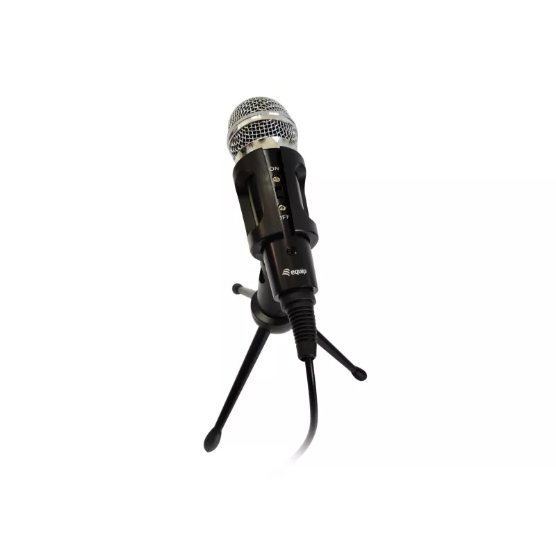 Micrófono de mesa Equip Mini Desk, micrófono de mesa, -30 dB, 30 - 16000 Hz, 2200 Ω, con cable, 3,5 mm (1/8