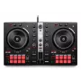 Scratcher de vinilo Hercules INPULSE 300 MK2 negro, rojo