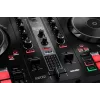 Scratcher de vinilo Hercules INPULSE 300 MK2 negro, rojo